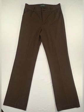 Lauren Ralph Lauren Slacks Pants Womens 4 Jacie Flared Leg Brown Chocolate